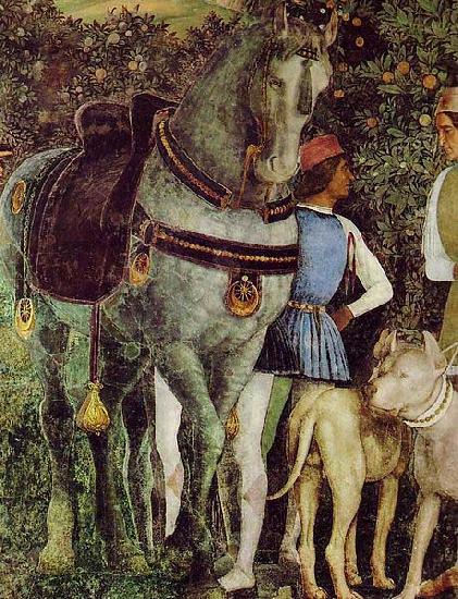 Andrea Mantegna Detail of the frescoes in the Camera degli Sposi in the Palazzo Ducale in Mantua oil painting image